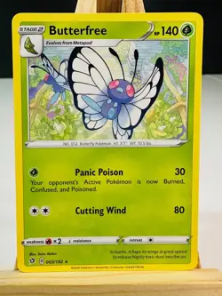 Butterfree 003/192 Rare [NM] [SWSH: Rebel Clash] (2020) - Pokemon Card - Image 1
