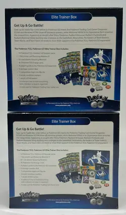 Lot of (2) Pokemon GO Elite Trainer Boxes SEALED ETB - Image 2
