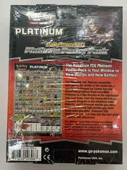 Pokemon TCG Platinum Poster Pack Box SEALED 3/Packs + Magnezone Promo - Image 3