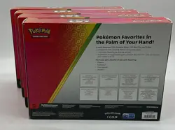 Lot of (4) Pokemon TCG Scarlet & Violet 151 Costco 5-PACK Mini Tin Boxes SEALED - Image 2