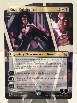 Kaya, Spirits' Justice (Borderless) 335 M Murders at Karlov Manor NM MTG - Image 1