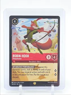 ROBIN HOOD 2024 DISNEY LORCANA LEGENDARY 118/204 Q4385 - Image 1