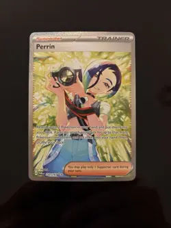 Pokemon TCG Trainer Perrin Special Illustration Card Twilight Masquerade 220/167 - Image 2