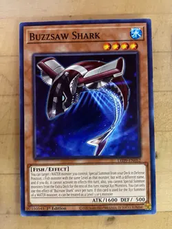 Buzzsaw Shark LED9-EN052 Yu-Gi-Oh! Card 1st Edition NM - Image 1