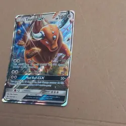 Pokemon Tauros GX Ultra Rare Holo Card SM Base Set 100/149 180 HP English - Image 2