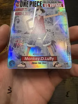 One Piece College Basketball US Voyage Monkey D. Luffy Trading Card 2026 - Image 4