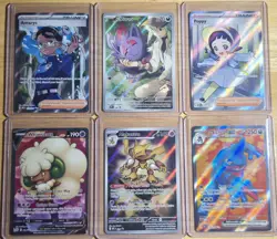 Pokemon Full Art Lot 6 Cards Near Mint Condition - Image 1