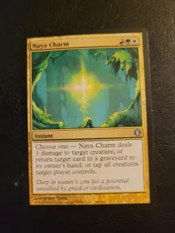 Naya Charm MTG Shards of Alara Magic The Gathering English Card LP - Image 1