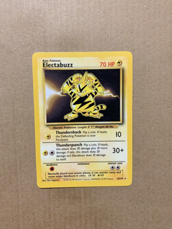 Electabuzz 18/102 Base Set - Rare Pokemon Card - LP - Image 1