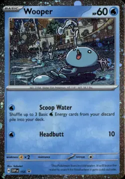 Wooper - Holo Promo SV: Scarlet & Violet Promo Cards 155 NM - Image 1