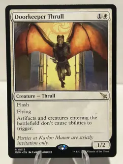 Doorkeeper Thrull 13 R Murders at Karlov Manor NM MTG - Image 1