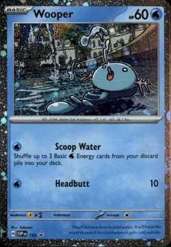 Wooper - Holo Promo SV: Scarlet & Violet Promo Cards 155 NM - Image 1