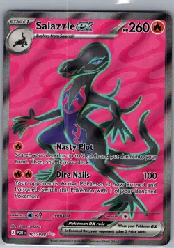 Salazzle ex 101/088 ME03: Perfect Order - Pokemon Card - NM - Image 1