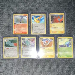 Nintendo Pokemon Delta Species Card Lot Aerodactyl Pikachu Charmeleon & 4 Others - Image 1