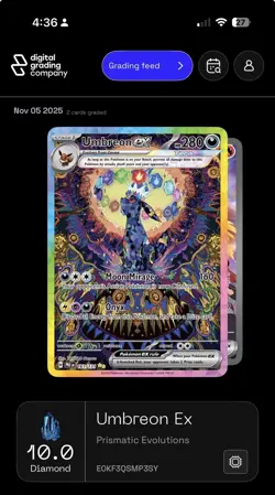 Pokemon TCG Prismatic Evolutions Umbreon EX Card 161/131 SIR MINT 💎 - Image 3