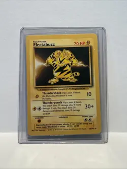 Pokemon Electabuzz Base Set 20/102 Rare 70 HP Basic Regular Card Pokemon TCG - Image 3
