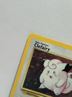 Pokemon TCG Clefairy Base Set Holo Rare 40 HP Card 5/102 English - Image 3