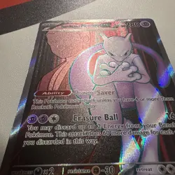 Team Rocket's Mewtwo ex 213/182 Single Raw Card Destined Rivals Pokemon. - Image 2