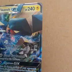 Pokemon Vikavolt GX 45/145 SM Guardians Rising Ultra Rare Full Art Holo Card - Image 3