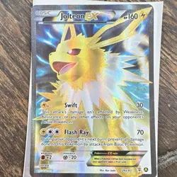 Jolteon EX 028A/083 Alternate Art Promo Holo Pokemon Card - Image 2