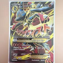 M Lucario EX 055A/111 Pokemon Card Mega Evolution - Image 1