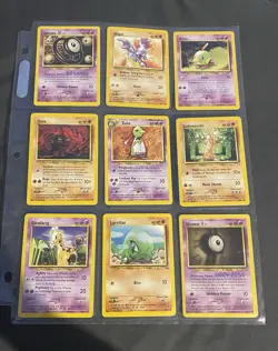 Great Gift For Kids Vintage Pokemon Card Lot With Cards From WOTC era - Image 1