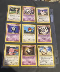 Great Gift For Kids Vintage Pokemon Card Lot With Cards From WOTC era - Image 2