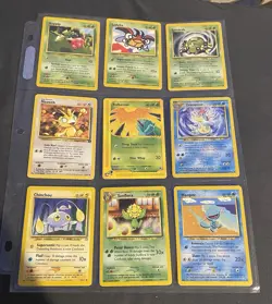 Great Gift For Kids Vintage Pokemon Card Lot With Cards From WOTC era - Image 3