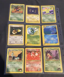 Great Gift For Kids Vintage Pokemon Card Lot With Cards From WOTC era - Image 4