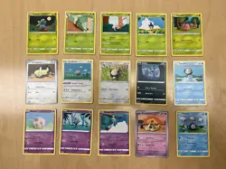 15 Asako Ito Pokemon TCG Card Lot - Image 1