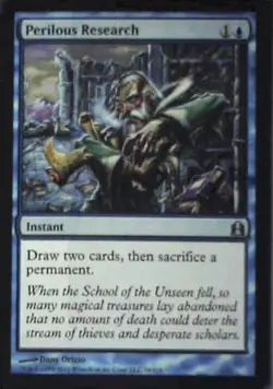 Perilous Research - Commander: #54, Magic: The Gathering Nm R154 - Image 1