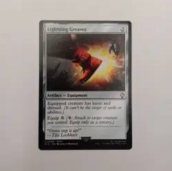 Lightning Greaves MTG Rare Magic: The Gathering Final Fantasy 7 Tifa's Boots - Image 1