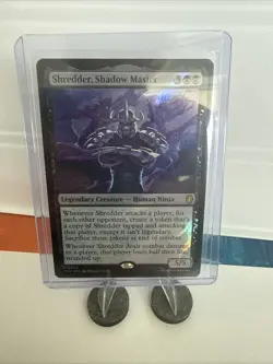 MTG: TMNT - Shredder, Shadow Master (Surge Foil) - Commander (TMC) R 0020 - Image 1