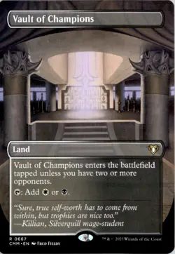 Vault of Champions (Borderless) Commander Masters CMM Normal NM - Image 1
