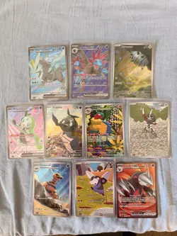 Pokemon Black Bolt + White Flare Mixed Cards Lot of 10 NM/M - Trubbish 140 - Image 1