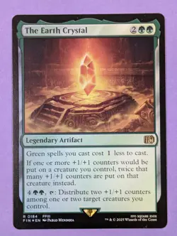 MTG Magic the Gathering: FINAL FANTASY: The Earth Crystal Foil #0184 Rare - NM - Image 1