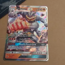 Pokemon Machamp GX 64/147 SM Burning Shadows Ultra Rare Holo Card - Image 1