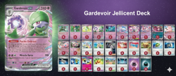 Gardevoir Jellicent ex Deck Pokemon Tournament Ready - Near Mint - Image 1
