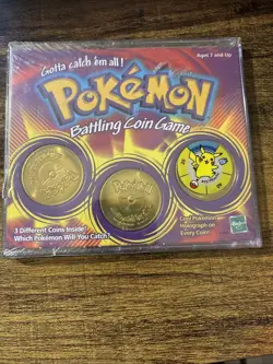 NEW pokemon battling coin game- 3 Coin Booster - Image 1