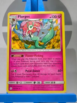 Florges 152/236 - Holo Rare - Sun & Moon: Cosmic Eclipse - Pokemon TCG - Image 3