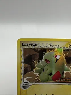 Larvitar (Delta Species) #52/101 - EX Dragon Frontiers Reverse Holo 2006 Pokemon - Image 2