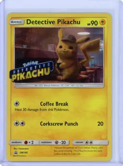 Pokemon Card - Detective Pikachu - SM190 - Black Star Promo - 2019 - Image 1