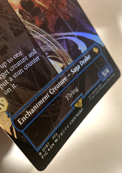 MTG Summon: Valefor (Borderless Foil) Commander: Final Fantasy 197 NM - Image 2