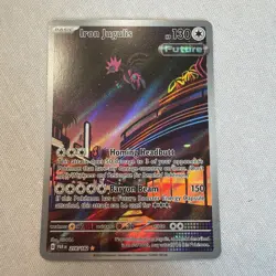 Pokemon TCG Iron Jugulis 216/182 Paradox Rift Illustration Rare - Image 1