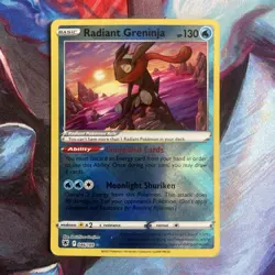 Radiant Greninja - 046/189 - Radiant Rare NM, English Pokemon Astral Radiance - Image 1