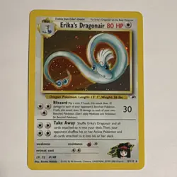 Pokemon Erika's Dragonair 4/132 Gym Heroes Rare Wizards 80 HP - Image 1