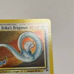 Pokemon Erika's Dragonair 4/132 Gym Heroes Rare Wizards 80 HP - Image 3