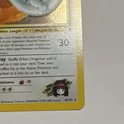 Pokemon Erika's Dragonair 4/132 Gym Heroes Rare Wizards 80 HP - Image 5