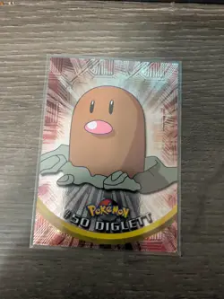 topps Pokemon TV Animation Edition Series 1 Rainbow Holo Foil #50 Diglett - Image 1