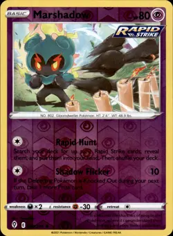 Marshadow 080/203 Reverse Holo - Pokemon SWSH07: Evolving Skies LP - Image 1